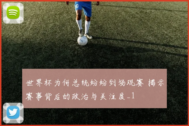 世界杯为何总统纷纷到场观赛 揭示赛事背后的政治与关注度_1